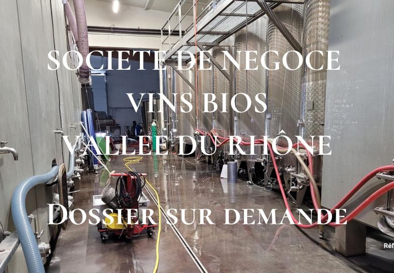 Chai de la société négoce vin du Vallée du Rhône