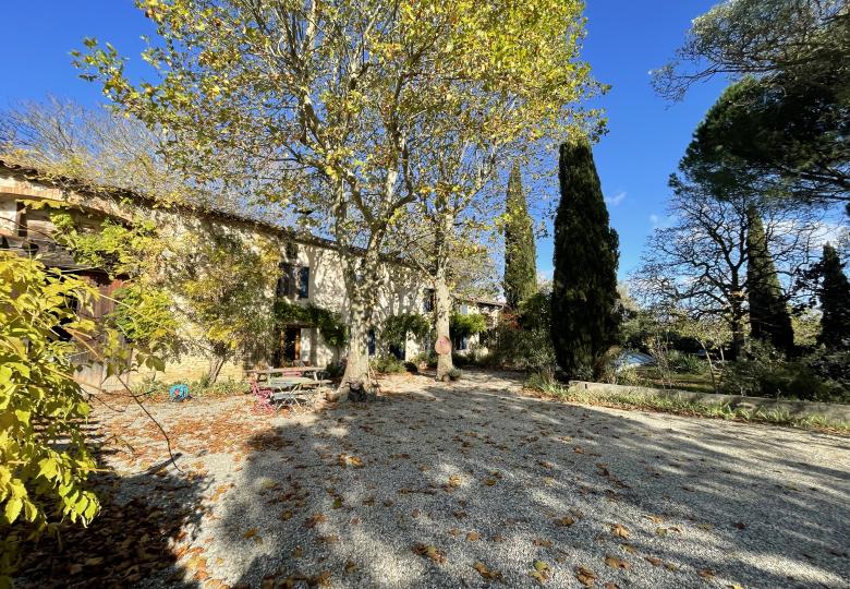 Vente domaine viticole bio et agroforesterie Languedoc Aude maison
