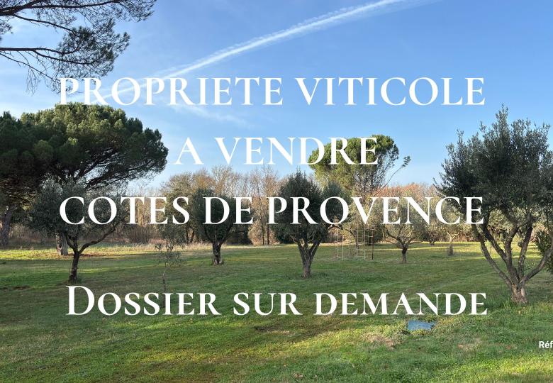 Domaine viticole à vendre en AOP Cotes de Provence