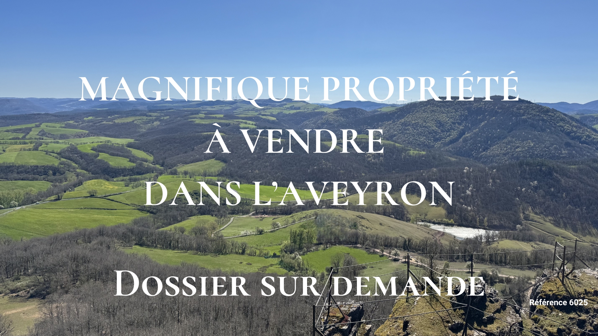 Domaine de chasse Aveyron à vendre