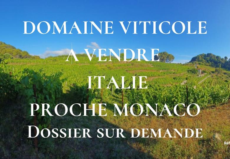 Domaine viticole à vendre en italie porche de Monaco