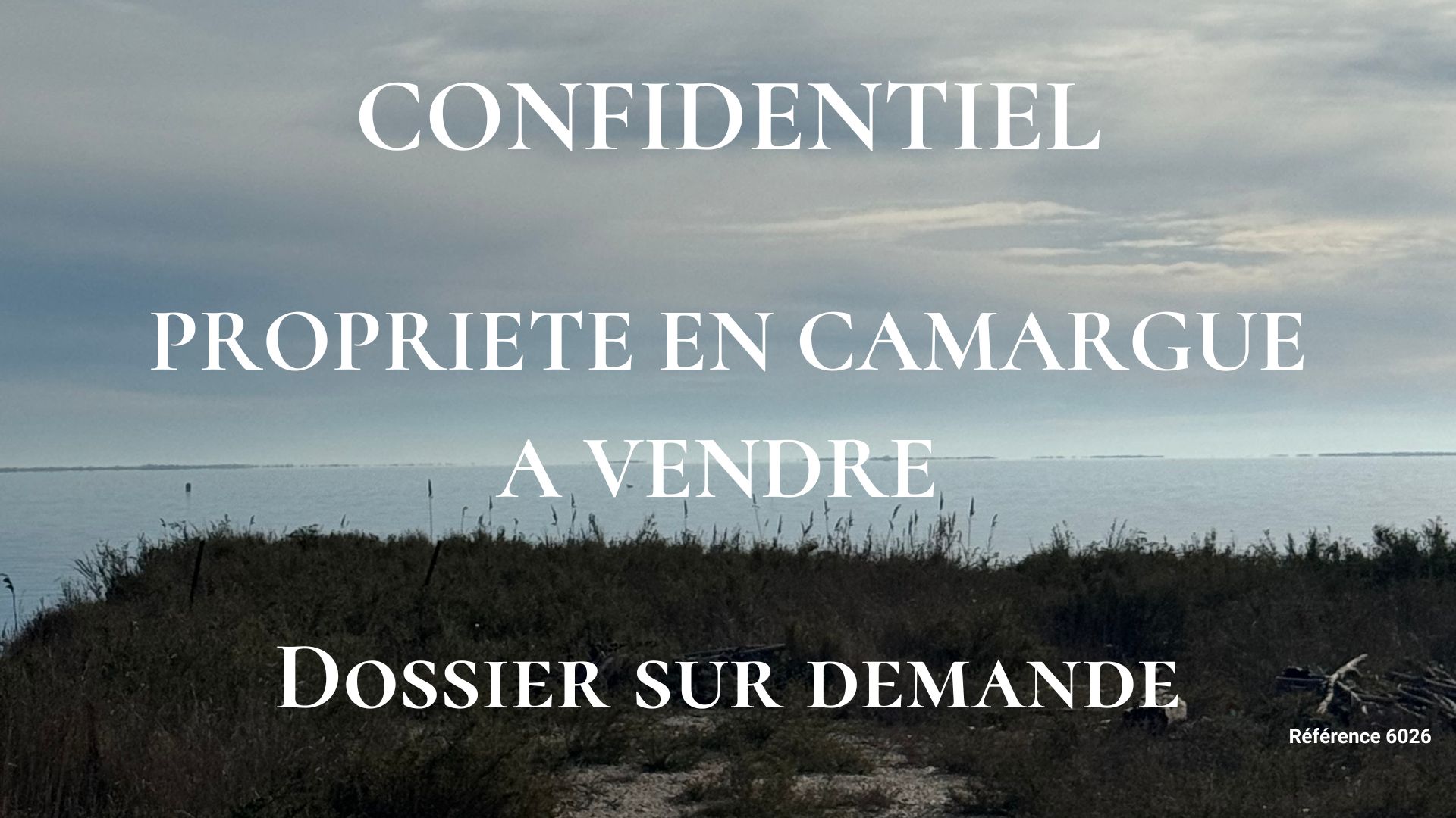 Propriété de chasse à vendre en camargue