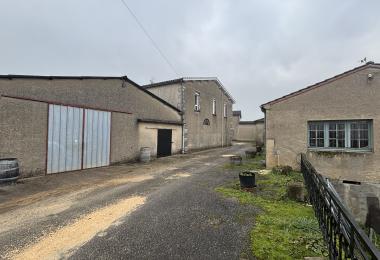 Domaine viticole Cahors à vendre cour