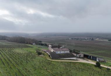 Domaine viticole Cahors à vendre  vue hauteur