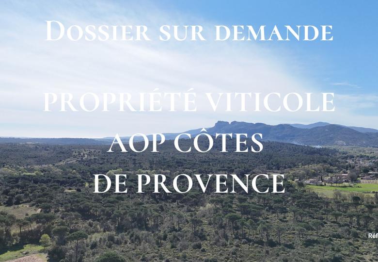 Domaine viticole à vendre AOP Côtes de Provence Rocher