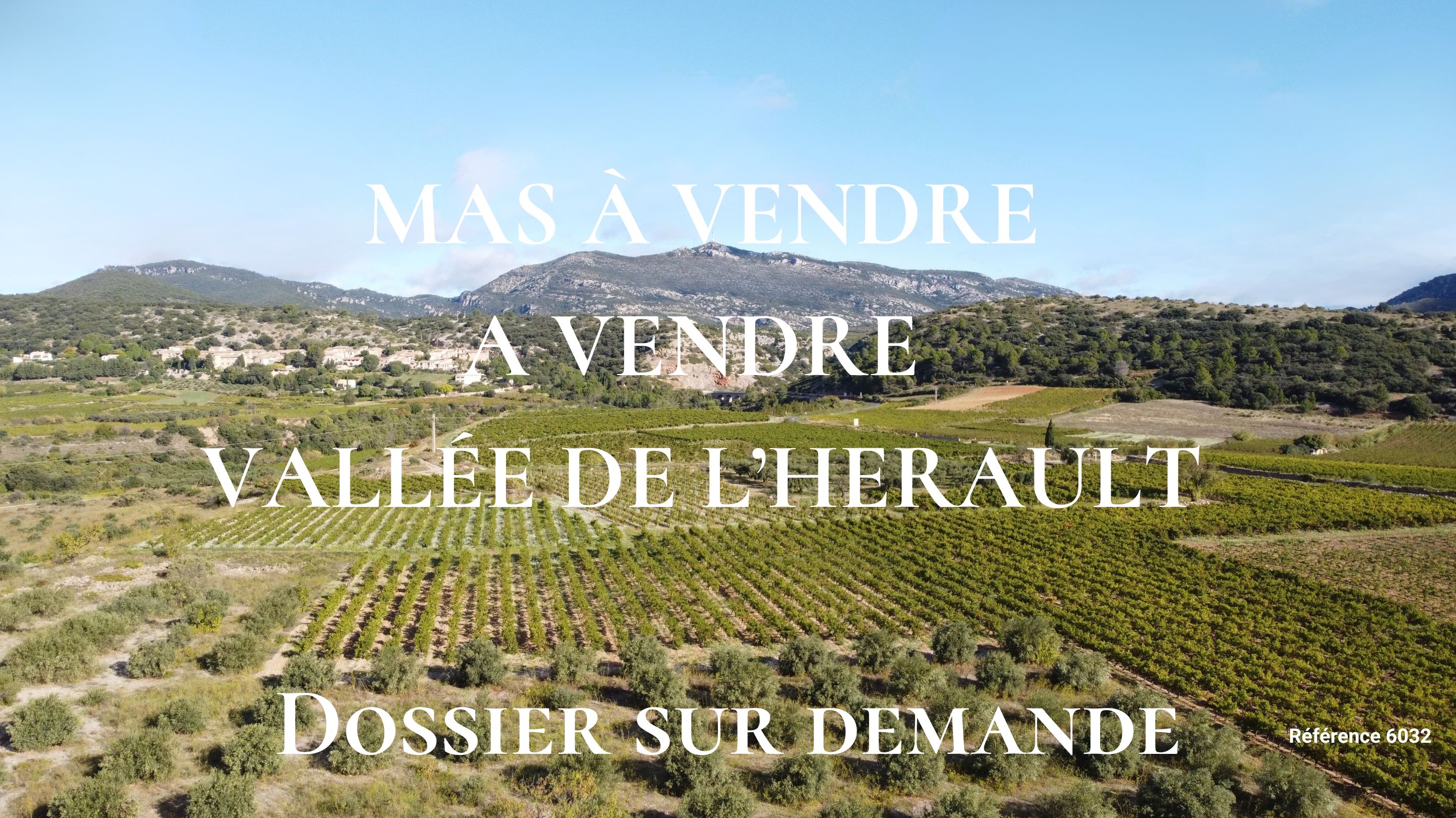 Mas à vendre proche de Montpellier