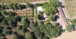 Vue aérienne du charmant domaine agro-touristique à la vente dans le Languedoc
